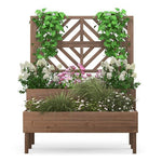  - 2 - Tier Raised Garden Bed with Trellis - Outdoor Style Company