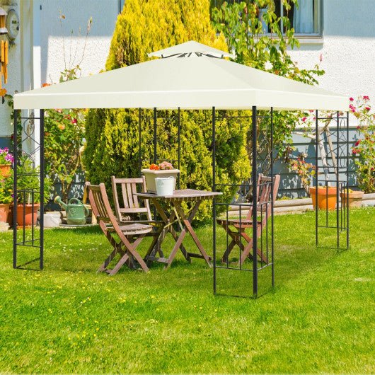  - 2 Tiers 10 x 10 Feet Patio Gazebo Canopy Tent - Outdoor Style Company