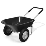 - 2 Tire Wheelbarrow Garden Cart Heavy - duty Dolly Utility Cart - Outdoor Style Company