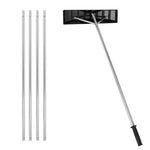  - 20 Feet Extendable Aluminum Snow Roof Rake with Anti - slip Handle - Outdoor Style Company
