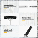 - 20 Feet Extendable Aluminum Snow Roof Rake with Anti - slip Handle - Outdoor Style Company