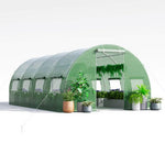  - 20 x 10 x 6.6 Feet Greenhouse with Windows and Doors for Outdoor - Outdoor Style Company