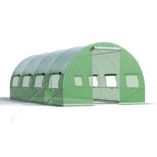  - 20 x 10 x 6.6 Feet Greenhouse with Windows and Doors for Outdoor - Outdoor Style Company