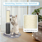  - 20.5 inch Tall Cat Scratching Post Claw Scratcher with Sisal Rope and Plush Ball - Outdoor Style Company