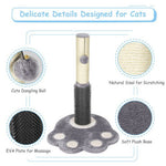  - 20.5 inch Tall Cat Scratching Post Claw Scratcher with Sisal Rope and Plush Ball - Outdoor Style Company