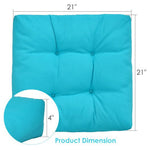  - 21 Inch x 21 Inch Patio Chair Seat Cushion Pads for Indoor and Outdoor - Outdoor Style Company