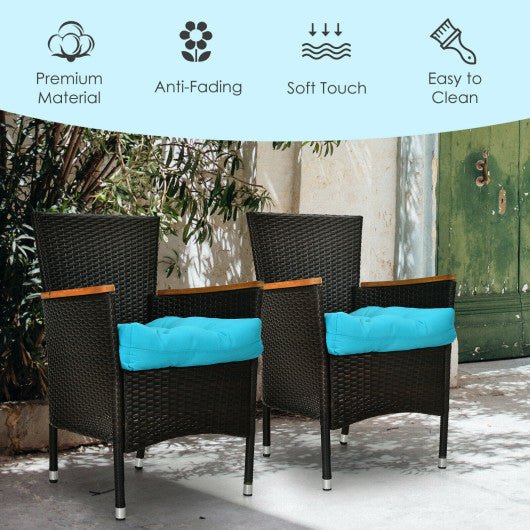  - 21 Inch x 21 Inch Patio Chair Seat Cushion Pads for Indoor and Outdoor - Outdoor Style Company