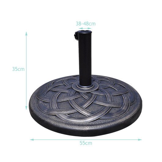  - 22 Inch Heavy Duty Round Umbrella Base Stand - Outdoor Style Company