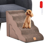  - 22 Inches and 11 Inches Foam Pet Stairs Set with 5 - Tier and 3 - Tier Dog Ramps - Outdoor Style Company