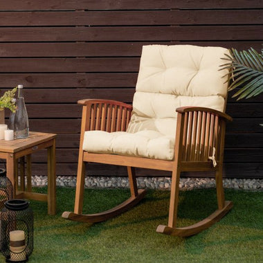  - 22 x 44 Inch Tufted Outdoor Patio Chair Seating Pad - Outdoor Style Company