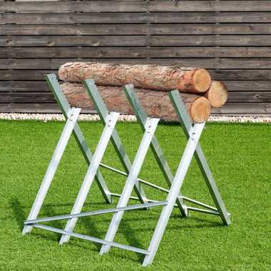  - 220 lbs Heavy Duty Portable Foldable Steel Sawhorse - Outdoor Style Company