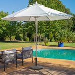  - 22Lbs Patio Resin Umbrella Base with Wicker Style for Outdoor Use - Outdoor Style Company