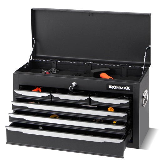  - 24 Inch Tool Chest Case with 6 Drawers and Top Storage for Garage Repair Shop & Warehouse - Outdoor Style Company