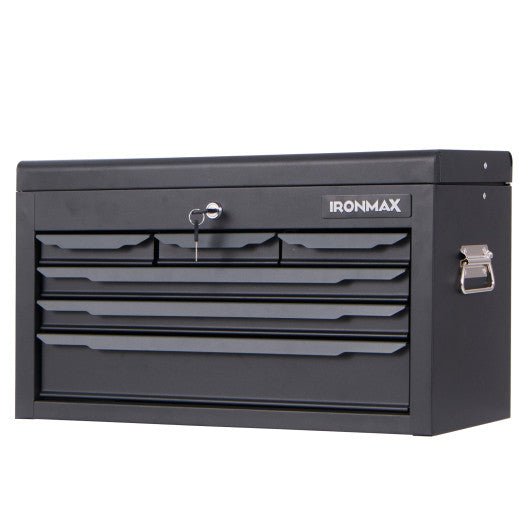  - 24 Inch Tool Chest Case with 6 Drawers and Top Storage for Garage Repair Shop & Warehouse - Outdoor Style Company