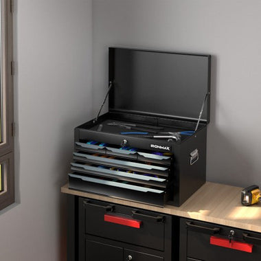  - 24 Inch Tool Chest Case with 6 Drawers and Top Storage for Garage Repair Shop & Warehouse - Outdoor Style Company
