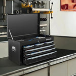  - 24 Inch Tool Chest Case with 6 Drawers and Top Storage for Garage Repair Shop & Warehouse - Outdoor Style Company