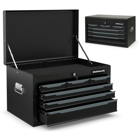  - 24 Inch Tool Chest Case with 6 Drawers and Top Storage for Garage Repair Shop & Warehouse - Outdoor Style Company