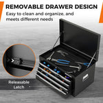  - 24 Inch Tool Chest Case with 6 Drawers and Top Storage for Garage Repair Shop & Warehouse - Outdoor Style Company