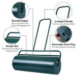  - 24 x 13 Inch Tow Lawn Roller Water Filled Metal Push Roller - Outdoor Style Company
