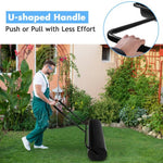  - 24 x 13 Inch Tow Lawn Roller Water Filled Metal Push Roller - Outdoor Style Company