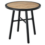  - 29 Inch Patio Round Bistro Metal Table with Heavy - Duty Steel Frame - Outdoor Style Company