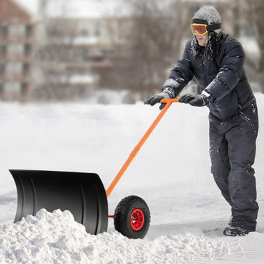  - 29 Inches Snow Pusher for Driveway - Outdoor Style Company