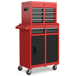  - 2 - in - 1 Tool Chest and Cabinet with 5 Sliding Drawers - Outdoor Style Company