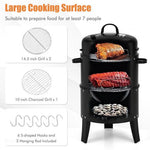  - 3 - in - 1 Charcoal BBQ Grill Cambo with Built - in Thermometer - Outdoor Style Company