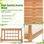  - 3 Piece Wood Patio Furniture Set with Seat Cushions and Acacia Wood Frame - Outdoor Style Company