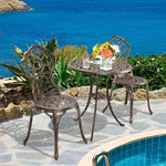  - 3 Pieces Cast Aluminum Bistro Set - Outdoor Style Company