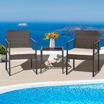  - 3 Pieces Modern Heavy Duty Patio Furniture Set with Coffee Table - Outdoor Style Company