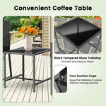  - 3 Pieces Modern Heavy Duty Patio Furniture Set with Coffee Table - Outdoor Style Company