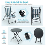  - 3 Pieces Outdoor Folding Chair Set Portable Folding Chair Set - Outdoor Style Company