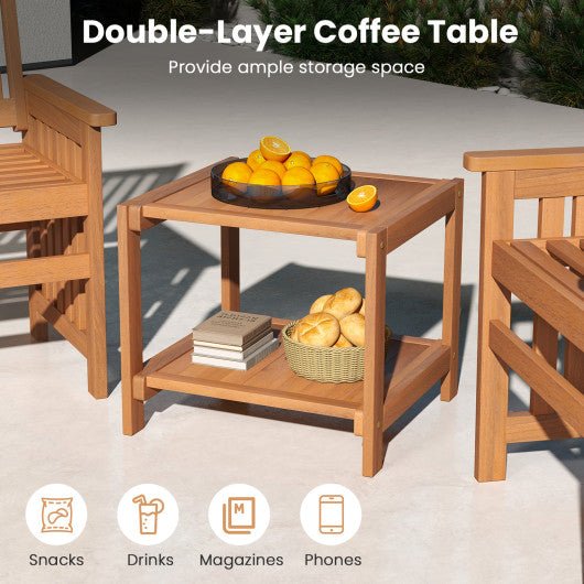  - 3 Pieces Patio Furniture Set with 1.5 Inch Umbrella Hole - Outdoor Style Company