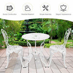  - 3 Pieces Patio Table Chairs Furniture Bistro Set - Outdoor Style Company