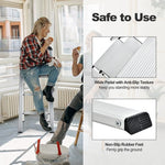  - 3 - Step Ladder Aluminum Folding Step Stool with Non - Slip Pedal and Footpads - Outdoor Style Company