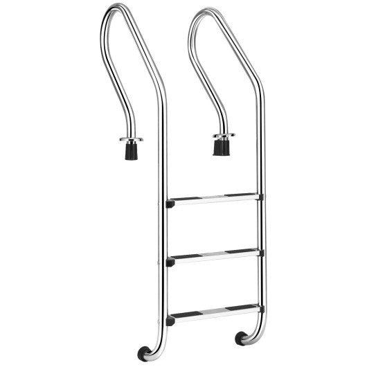  - 3 - Step Stainless Steel Non - Slip Swimming Pool Ladder - Outdoor Style Company