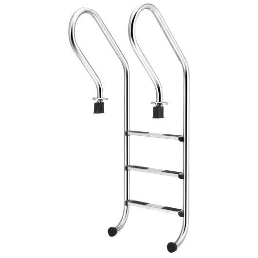  - 3 - Step Stainless Steel Non - Slip Swimming Pool Ladder - Outdoor Style Company