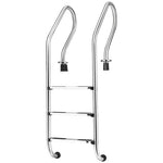  - 3 - Step Stainless Steel Non - Slip Swimming Pool Ladder - Outdoor Style Company