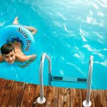  - 3 Step Stainless Steel Swimming Pool Ladder Handrail for Pool - Outdoor Style Company