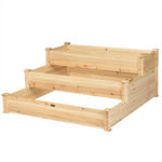  - 3 Tier Elevated Wooden Vegetable Garden Bed - Outdoor Style Company