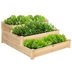  - 3 Tier Elevated Wooden Vegetable Garden Bed - Outdoor Style Company