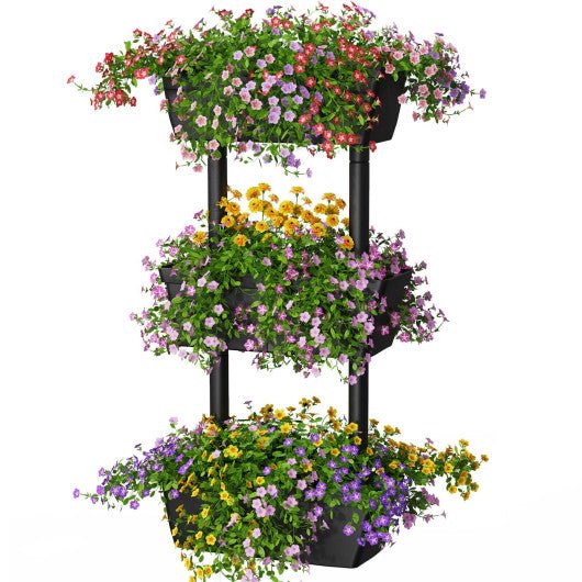  - 3 - Tier Freestanding Vertical Plant Stand for Gardening and Planting Use - Outdoor Style Company