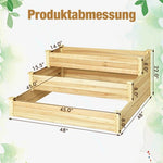  - 3 - Tier Raised Garden Bed Wood Planter Kit for Flower Vegetable Herb - Outdoor Style Company