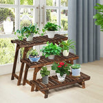  - 3 Tier Step Design Plant Shelf Rack - Outdoor Style Company