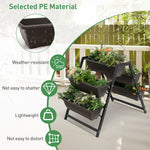  - 3 - Tier Vertical Raised Garden Bed with 5 Plant Boxes - Outdoor Style Company