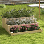  - 3 - Tier Wooden Raised Garden Bed for Backyard Patio Gardening - Outdoor Style Company