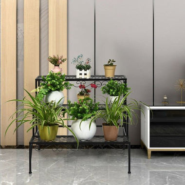  - 3 Tiers Metal Decorative Plant Stand - Outdoor Style Company