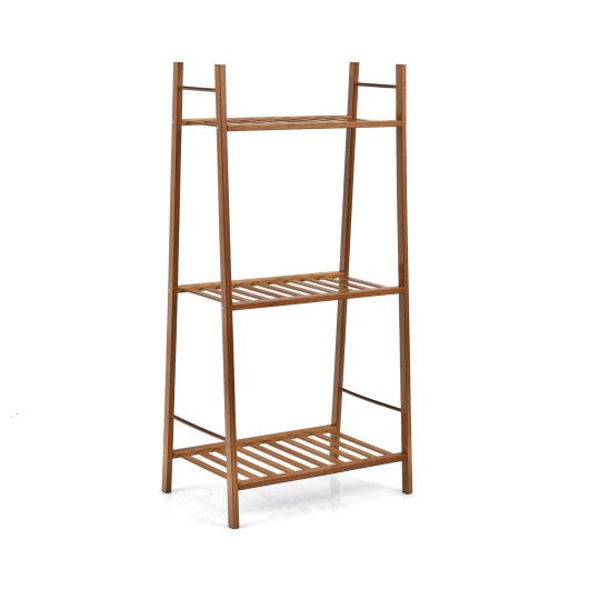  - 3 Tiers Vertical Bamboo Plant Stand - Outdoor Style Company