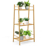  - 3 Tiers Vertical Bamboo Plant Stand - Outdoor Style Company